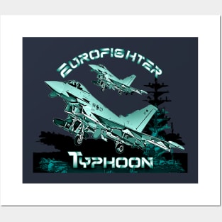 Eurofighter Typhoon Fighter Jet Posters and Art